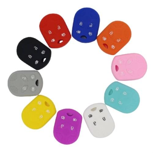 Silicone Key Case for Ford Mercury Mariner Lilan Lincoln Navigator MKX MKZ Edge Fusion Silicone Key Protected Multi-color