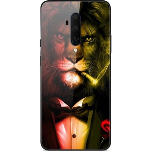 Glass Case For Oneplus 7T Pro Phone Case Phone Cover Phone Shell Back Bumper Series 1