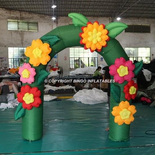 Custom Built 2.3X2.4 Meters Event Supplies Inflatable Flower Bow for Display Toys BG-A1466