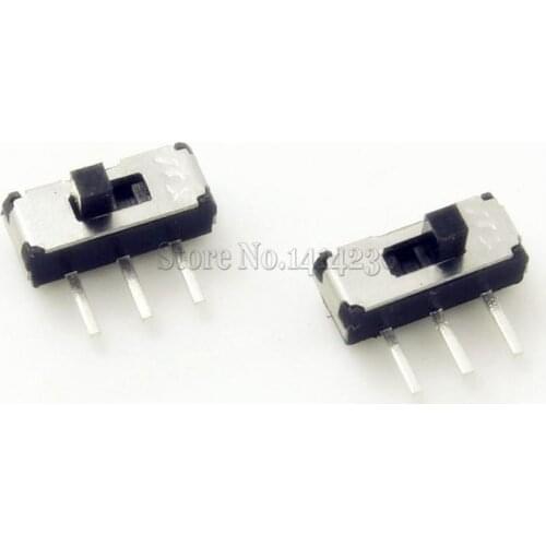 10Pcs Mini toggle switch MK12D13 MK-12D13 3Pins ON-OFF For Bluetooth headset Audio switch
