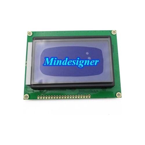12864 LCD with font library LCD compatible with ST7920 compatible with font library (51 routines provided)