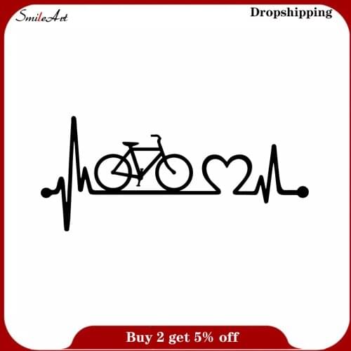 3D ECG Waterproof Wall Stickers Home Decor Waterproof Wall Decals Home Decoration Accessories