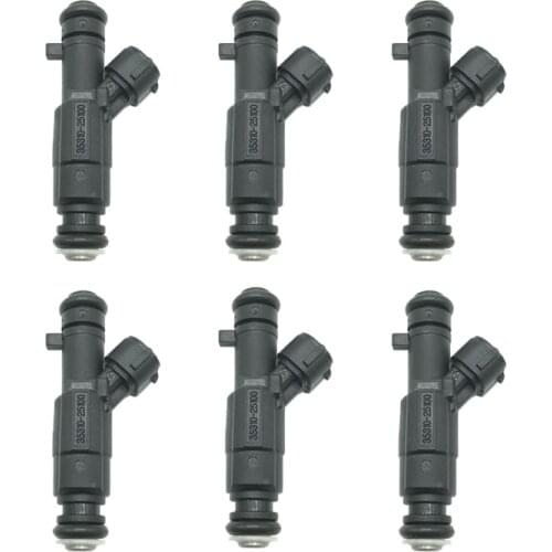 6pcs Car Fuel Injector Nozzle 35310-25100 For Hyundai Kia Carens Magentis Carnival 2.0L 3531025100