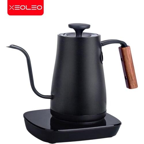 XEOLEO Coffee kettle Gooseneck Kettle 800ml Electric kettle Coffee pot Variable Temperature Quick Heating Electric Boiling Pot