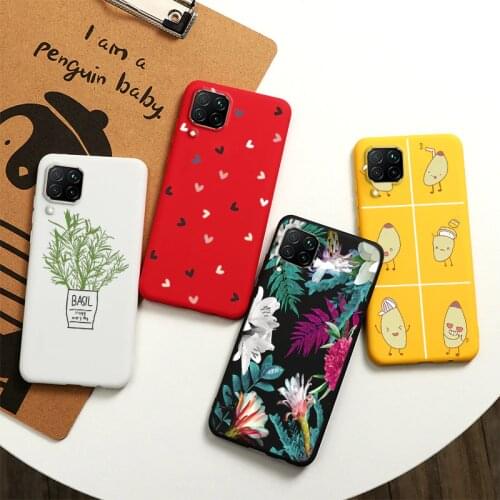 Case For Huawei Nova 6 SE 7i Cute Cartoon Colorful Painted Fundas High Quality TPU Silicone Shockproof Covers For huawei nova 7i
