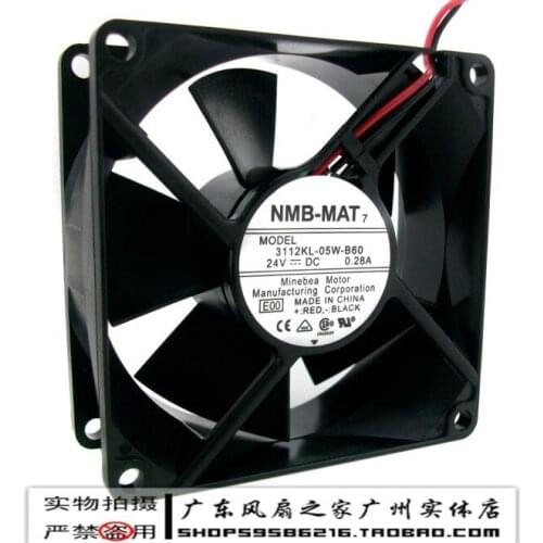 For Minebea nmb 8032 8cm 24v 0.28a dual ball inverter fan 3112kl-05w-b60