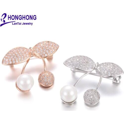 HONGHONG Brooches Bow On Clothes