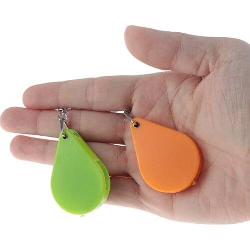 10X Mini Pocket Magnifier Lightweight Plastic Portable Magnifier Folding Magnifying Glass Handheld Glass Lens Keychain Magnifier