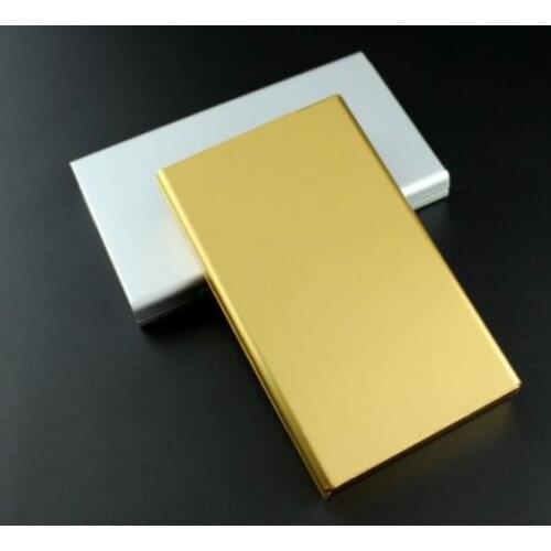 Classical Ultrathin metal aluminum alloy Holder 20pcs Slender cigarettes Capacity lady cigarette case Side open portable box