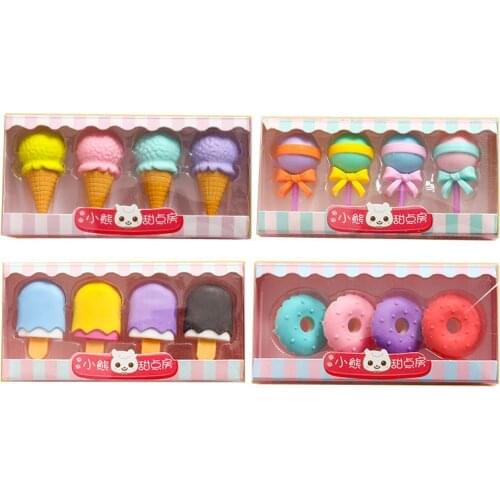 Erasers for kids kawaii office supplies prizes for kids eraser set