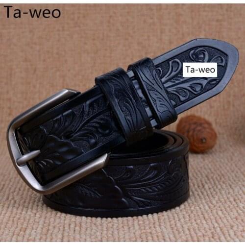 2016 Fashion Beauty Men Pin Buckle Belts Designer Belts Men High Quality 100%Genuine Leather Ceinture Homme Luxury