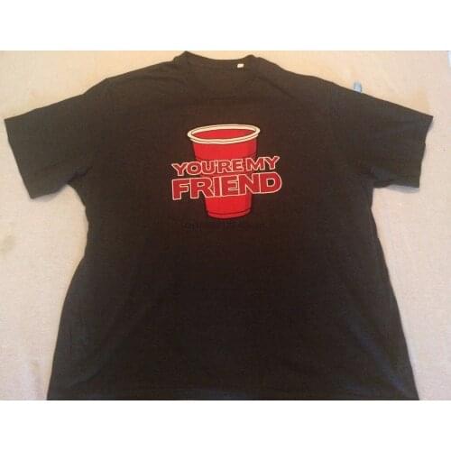 RED SOLO CUP T SHIRT MENS 4XL XXXXL CHARCOAL GRAY YOURE MY FRIEND TOBY KEITH