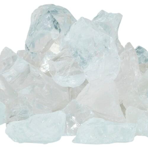 TUMBEELLUWA 1lb (460g) Natural Rock Quartz Crystal Raw Rough Stone for Cabbing,Tumbling,Cutting,Lapidary,Polishing,Reiki Healing