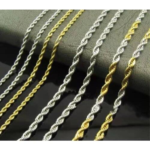 OUFEI Stainless Steel Twist Chain Necklace Women Fashion Necklaces 2019 Jewelry Accessories Choker Offers With Free Shipping