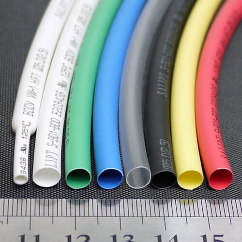 5mm Heat Shrink Tubing Polyolefin Insulation Shrinkage Ratio 2:1 UL ROHS