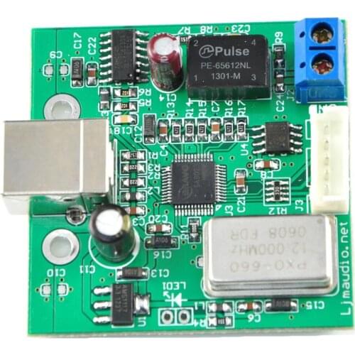 SA9023 USB to SPDIF coaxial I2S processor chip 24bit/96K DAC assembled board LJM