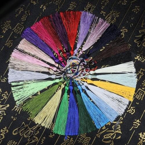 Polyester Silk Tassel Spike Make Key Earrings Jewelry Findings Components NEW Hanging Spout 8cm Total Length Of About 13cm