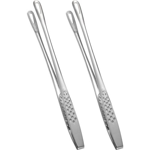 Stainless Steel Food Tongs Durable Barbecue Tongs Kitchen Serving Tong For Fried Fish Steak Kitchen Accessories