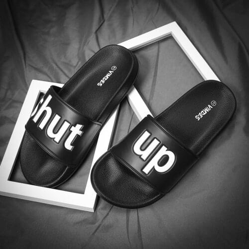 Lisapie Summer Slides alphabet Women Slippers Cute Beach Home Slippers Slip on Slide Sandals Men Shoes Flip Flops Women Shoes