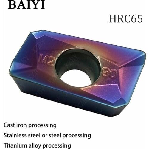 10pcs APMT1604PDER Carbide Insert Milling Insert APMT1604PDER-M ZM1135 CNC Lathe Cutting Tool Milling Tool R0.8 Indexable Inserts for BAP 400R