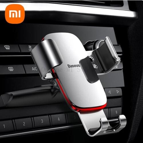 Xiaomi Car Phone Holder for Car Air Vent / CD Slot Mount Phone Holder Stand for iPhone Samsung Metal Gravity Mobile Phone Holder