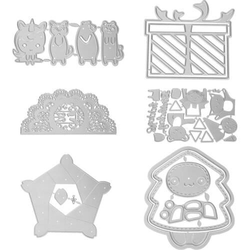 Animal Lace Edge Border Metal Cutting Dies Stencils For DIY Scrapbooking Decoration Embossing Supplier Handcraft Die Cut 2019