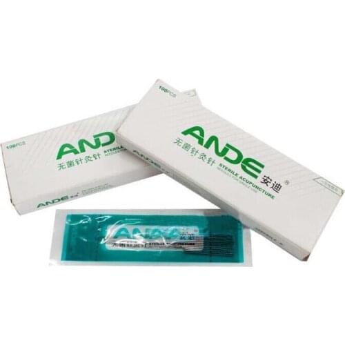 100pcs ANDE disposable sterile acupuncture needles acupuncture and moxibustion massage beauty massage needle 10 boxes
