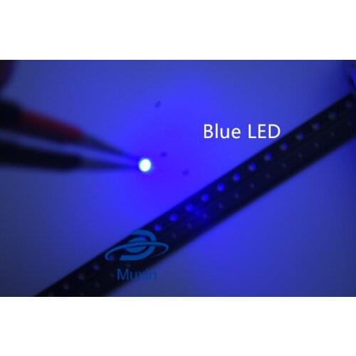 100pcs SMD 0402 0603 0805 2835 3528 1206 5050 5730 3014 4014 Diodo BLUE light emitting diode SMD super bright LED 3V blue