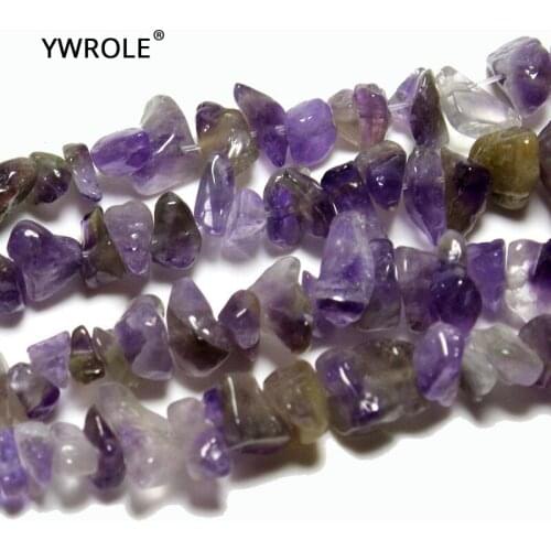 Freeform Chips Shape Amethysts Purple Quartz Beads Natural Stone Beads For Jewelry Making Wholesale Strand 34''lot DIY Bracelet