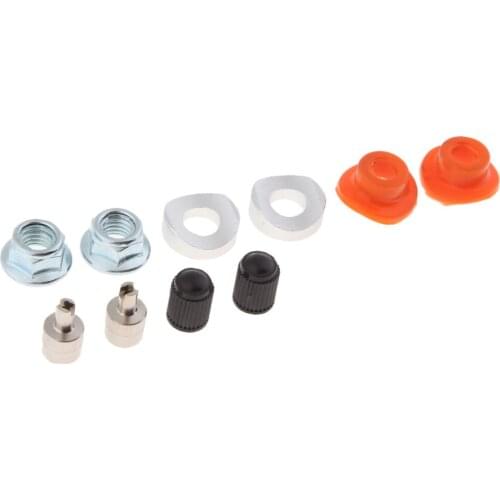 Motorcycle Rim Lock Nut / Spacer Kit Valve Core Remover Installer Tool Set