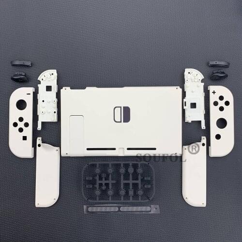 Ivory White For NS Switch Console Joy Con Cover Replacement Housing Shell Case for Nintendo Switch Controller JoyCon With Button