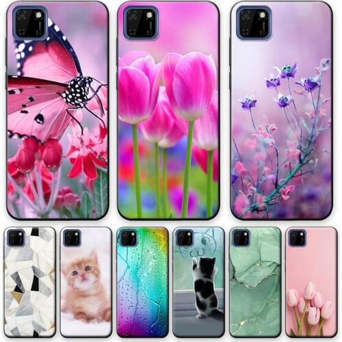 Case For Huawei Y5P Case Honor 9s Flower Style Case For Huawei Y5P Soft Silicone Phone Back Cover For Huawei Honor 9s TPU Shell