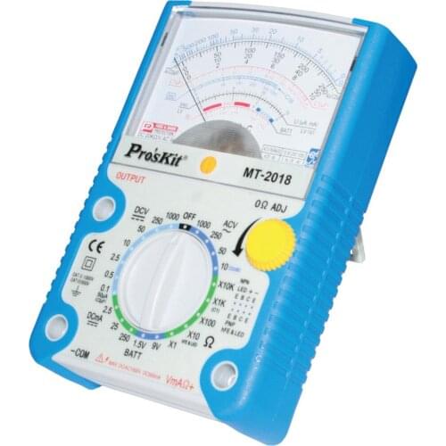 Brand Professional Protective Function Analog Multimeter 24 Postion Ohm Test Meter Tester Battery Test
