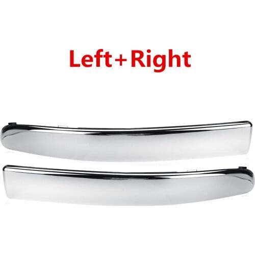 Chromium Styling Bumper Lower Trim Cover Chrome Silver Car Front Bumper Lower Trim Moulding For Fiat 500 2007-2015 735455056