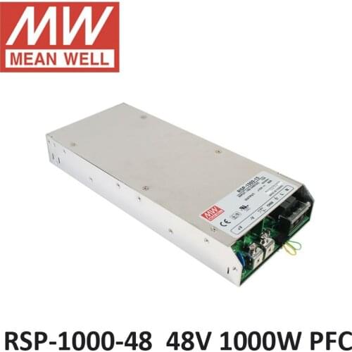 Meanwell RSP-1000-48 LED driver 48V 21A 1000W PFC function Switching power supply lighting transformer for LED Strip light 48V