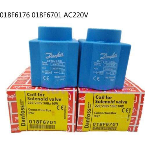 018F6176 018F6701 Danfoss Refrigeration Coil Solenoid Valve Coil