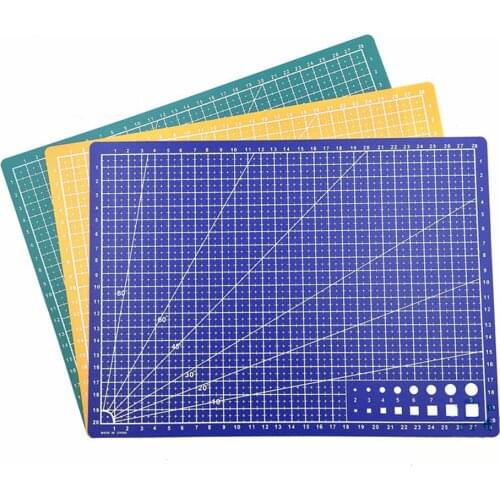 PVC Cutting Mat A4/A5 Deskpad Patchwork Cut Pad Durable DIY Handmade Tools Scrapbooking Self-healing Cutting Plate Art Tool Kits