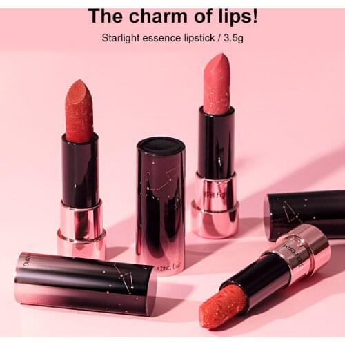 Starlight Lipstick Matte Non-stick Cup Does Not Fade Easily Honey Jar Sleeping Lip Mask Moisturizing Fade Lip Wrinkles TSLM1