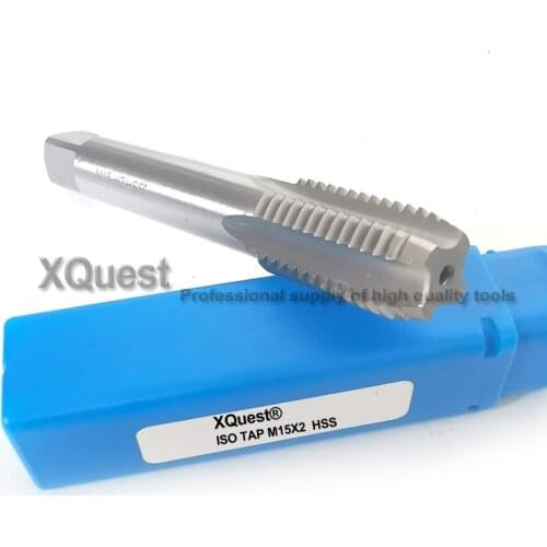XQuest HSS Metric Left Hand tap M15 M15X2 M15X1 Right hand Fine Thread Cutting taps M15X1.75 M15X1.5 M15X1.25 M15X0.75 M15X0.5