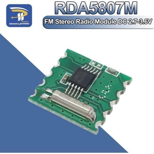 FM Stereo Radio Module RDA5807M Wireless Module Profor DC 2.7-3.6V For Arduino RRD-102V2.0