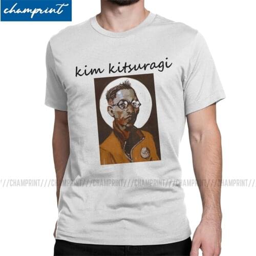 Mens Disco Elysium Kim Kitsuragi T Shirt Pure Cotton Clothes Novelty Short Sleeve Crew Neck Tee Shirt Birthday Present T-Shirt