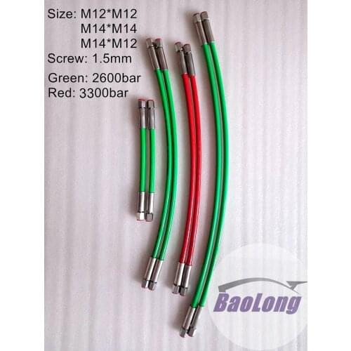 High Pressure Soft Oil Tube 2600bar 3300bar Pipe for Diesel Common Rail Test Bench, Flexible Hose Test Bank Part