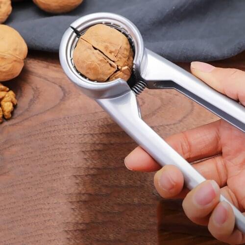 Upgrade Metal nutcracker Crushed walnuts Walnut Cracker opener nut funnel-type Plier sheller tool Kitchen Accessories