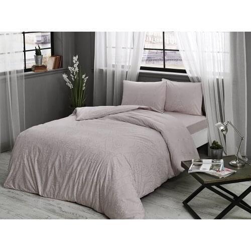 Taç Ranforce Single Duvet Cover Set Valonia Powder