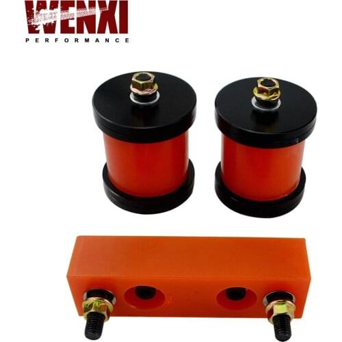 Polyurethane Engine Transmission Mounts For 89-00 NISSAN S13 S14 180SX 200SX 240SX SR20 KA24