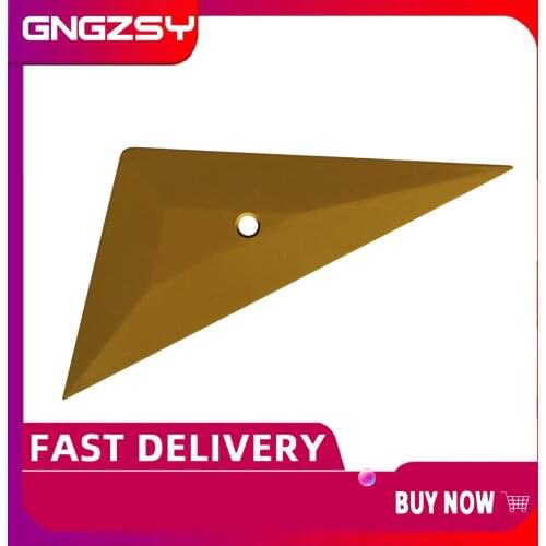 Professional Window Tint Tool Yellow Triangle Corner Squeegee Car Clean Vinyl Film Wrap Applicator Trim Tools Convex Scraper A48