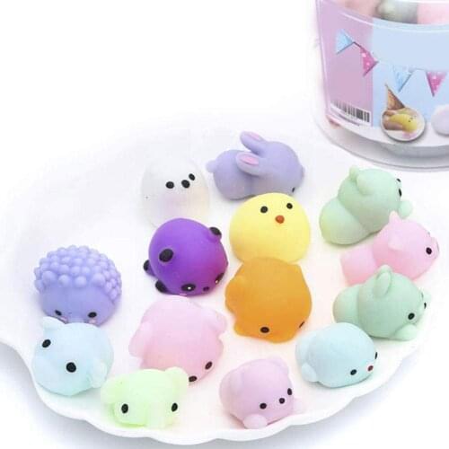 Squishy Toy Cute Animal Anti Stress Ball Squeeze Mochi Toys Gift Squishy Stress Toy Soft Funny Sticky Relief C5J9