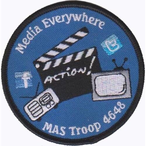 Embroidered Badge, OEM Orders and Customized Designs are Welcome, with 50pcs MOQ, 100pcs/lot, free shipping