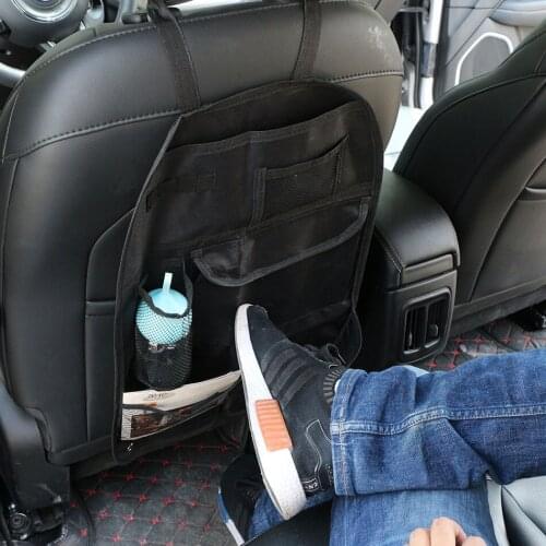 1 Piece Black Car Accessories Organizer Back Seat of Chair Car Multi Pocket Storage Auto Storage Bag Car Seat High Quality