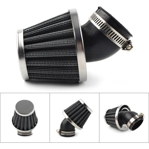 38mm Bent Neck Motorcycle Air Filter Cleaner Universal For Dirt Pit Bike ATV Quad Motorbike GY6 Moped Scooter